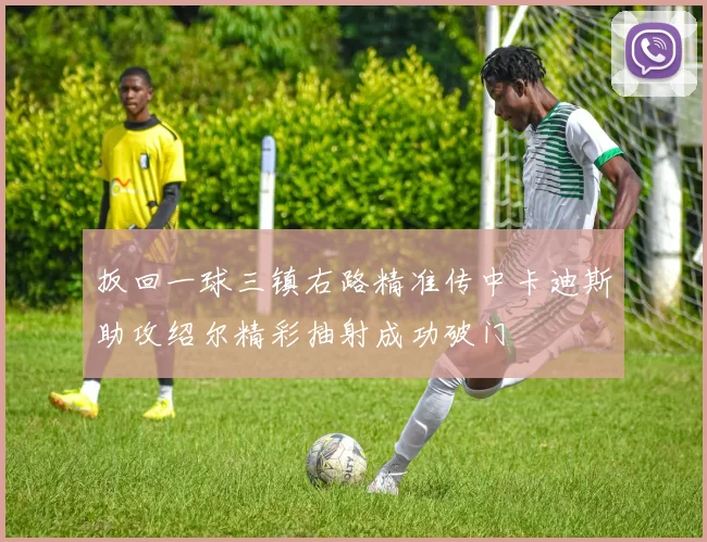 扳回一球三镇右路精准传中卡迪斯助攻绍尔精彩抽射成功破门
